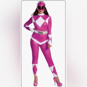 Disguise Women's Power Rangers Pink Ranger Costume Cosplay Suit & Mask